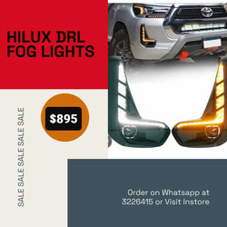Hilux DRL Lights with Fog Finisher 459