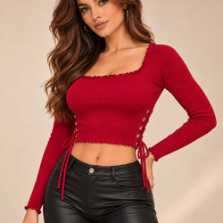 Muselooks Gold Botton Top