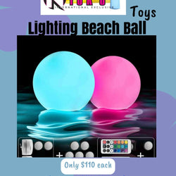 Lighting Beach Ball w/ Remote