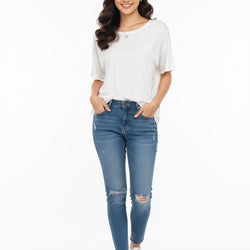 Plus Size Holes Jersey