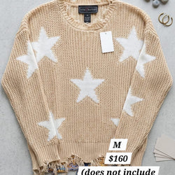Knitted Distressed Sweater