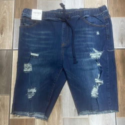 APA-3688  Men Cut Up Jogger Stretch Jeans