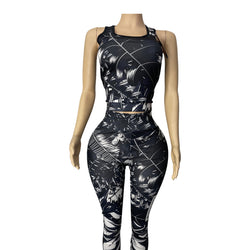 Black And White Leaf Set