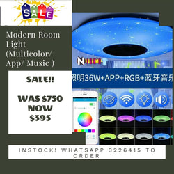Modern Room Light with App and Music Was $750