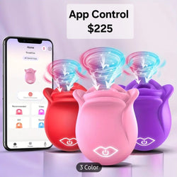Vibrating Rose With App Control