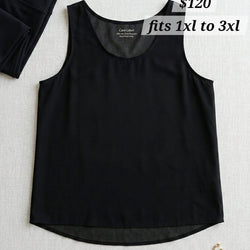 Armless Mesh Top