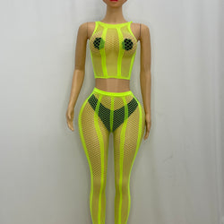 Mesh Spandex Tube Suit