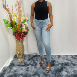 Super Slimmer Denim Pre Wash Joggers 2119