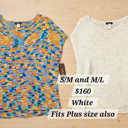 White Knited Oversize