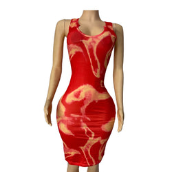 V Cut Bodycon Dress