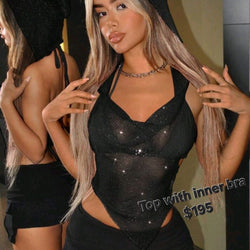 Mesh Panel 2pc Beachwear