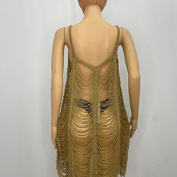 Z Crochet Shredded dress 1262