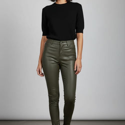 Long Leather Pants