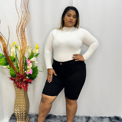 Short Chocolate Plain Jeans 4407