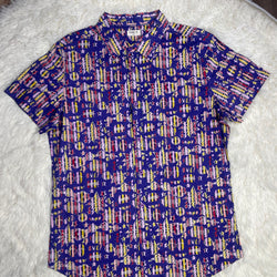 Interjection words print shirt