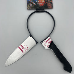 Bloody Axe or Knife In Head