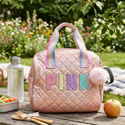 Pink Mini Tote Iridescent Bags