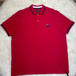 Stripe Button Up Polo T Shirt