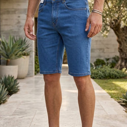 Short L/B Plain Men Jeans 0964
