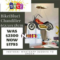 Motorbike Chandilier 65x30x38cm Was $2500
