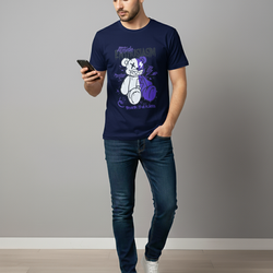 Teddy Attitude Enthusiasm Men Tee Shirt