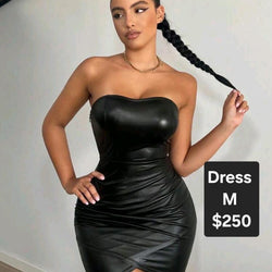 Leather Bodycon Dress