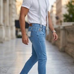 Long L/B Plain Jeans 084