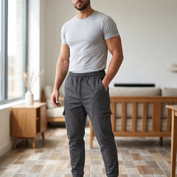 Men Cargo Joggers A 724