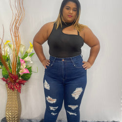 Chocolate Premium Blue Stretch Jeans 8374