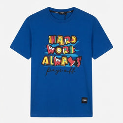3D Blue Print T-Shirts