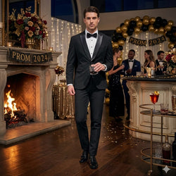 A Tuxedo Simple Black Fit 007 Style