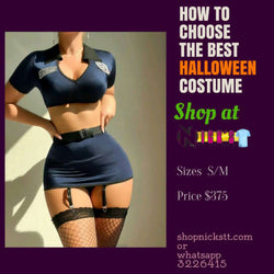 Police Skirt and Top Costume