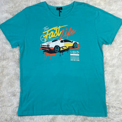 The Fast Life Print Tee Shirt