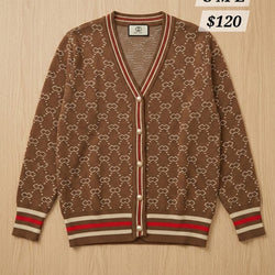 Diamond Pattern Button Up