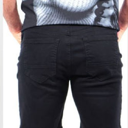 MS0217076 Men 3/4 Black Pants