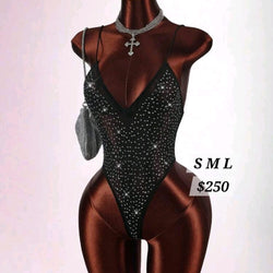 Gems Mesh Onesie