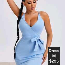 Bow Tie Thin Strap Dress