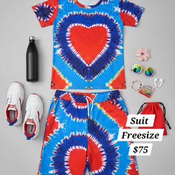 Heart Tie Dye Outfit