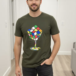 Drip Cube Men Tee Shirt