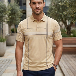 Carlotti Patterned Coloured Silk Tee Shirt