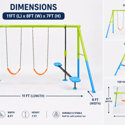 Double Swing Set 7ft