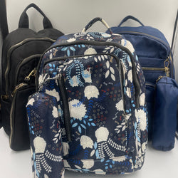 Girls Trendy Multi Pocket Backpack