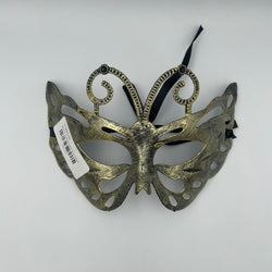 Rustic Gold Plastic Eye Mask