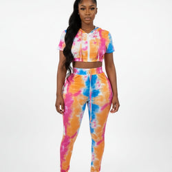 Zip Down Colorpop Tracksuit