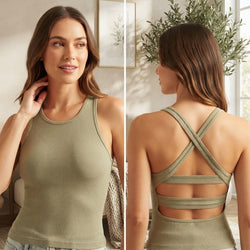 Lemon Tie Strapped Top
