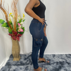 Chocolate Denim Gold Joggers 4227