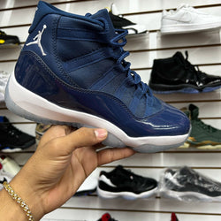 Air Jordan 11 Navy/Blue High Cut Adult Sneakers