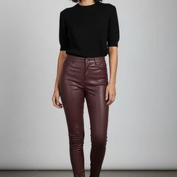Long Leather Pants