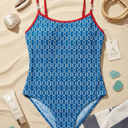 Chain Pattern Monokini 8003