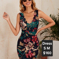 Sleeveless Floral Dress